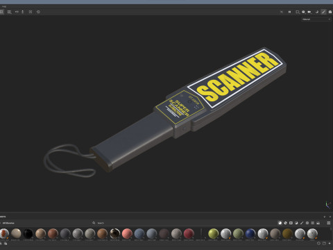 Handheld Security Metal Detector Model 3D