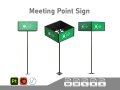 Meeting Point Sign 3D Model