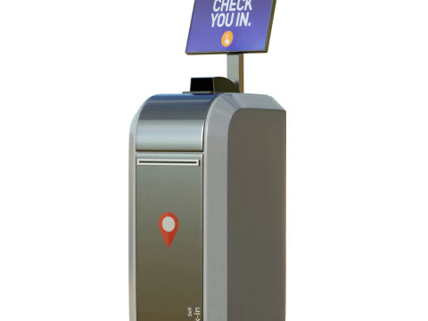 Self-checkin Kiosk 3D Model