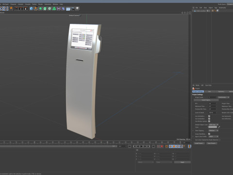 Ticket Machine Model 3D