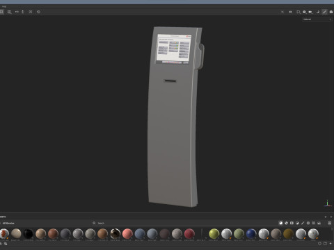 Ticket Machine Model 3D