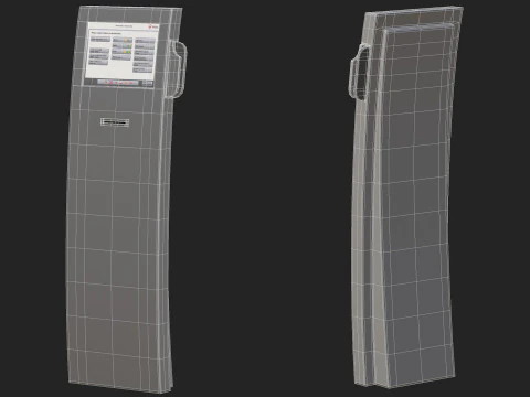 Automat biletowy Model 3D