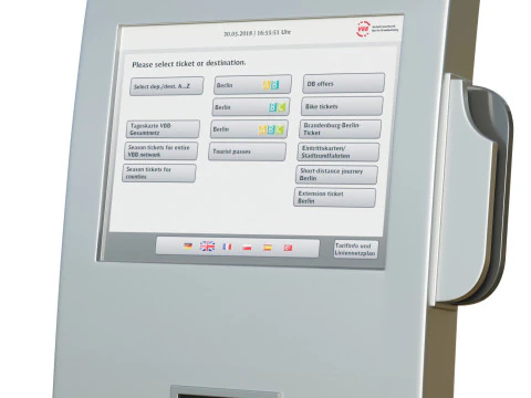 Automat biletowy Model 3D