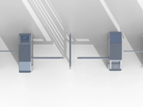 Turnstile Low-poly 3D Model