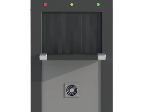 Airport X-ray Conveyer 3D Model