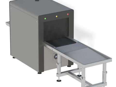 Airport X-ray Conveyer 3D Model