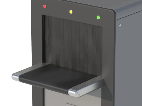 Airport X-ray Conveyer 3D Model