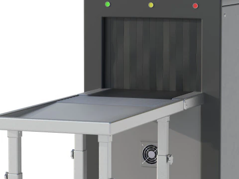Airport X-ray Conveyer 3D Model