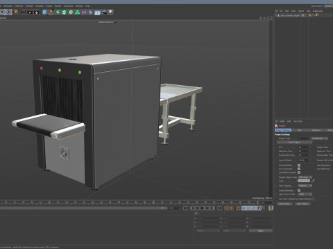 Airport X-ray Conveyer Modello 3D