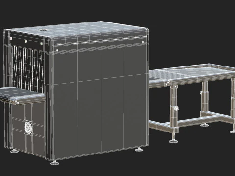 Airport X-ray Conveyer 3D Model