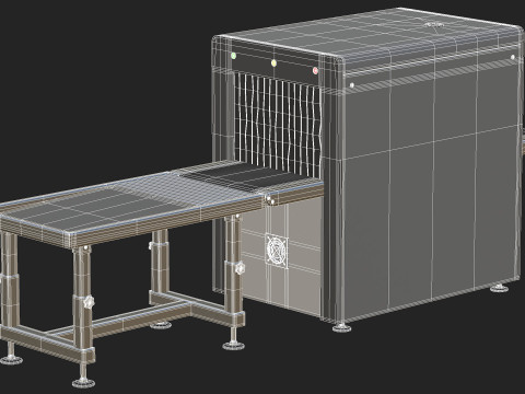 Airport X-ray Conveyer Modello 3D