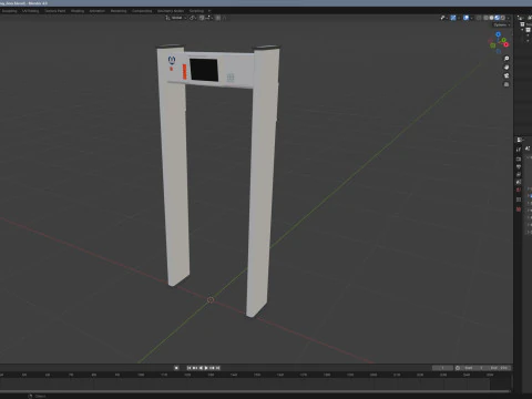 Airport X-ray door 3D Model