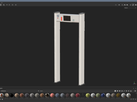 Airport X-ray door 3D Model