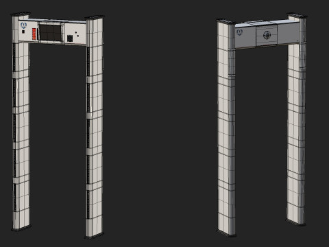 Airport X-ray door 3D Model