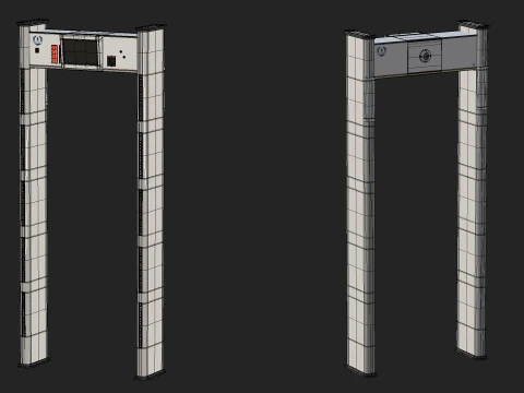 Airport X-ray door 3D Model