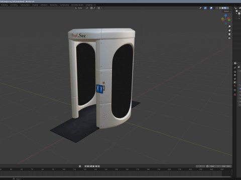 Airport X-ray Full Body 3D Модель