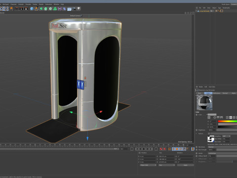 Airport X-ray Full Body 3D Модель