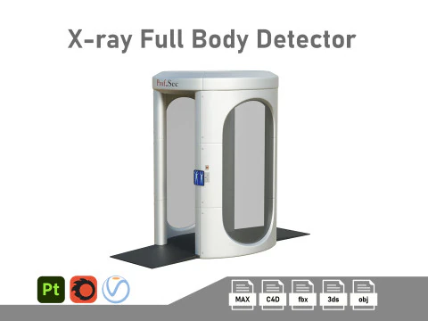 Рентген всего тела в аэропорту 3D Модель