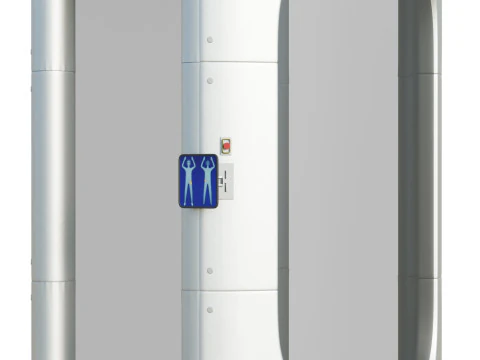 Airport X-ray Full Body 3D Model