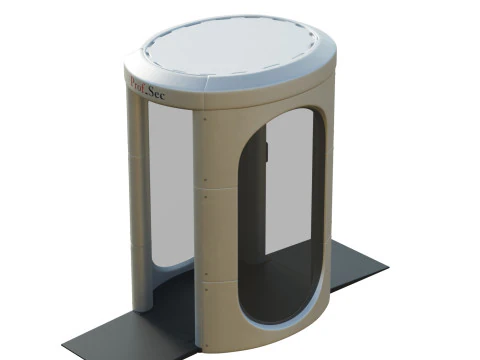Airport X-ray Full Body 3D Model