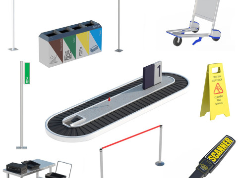 Airport Collection 2 3D Модель