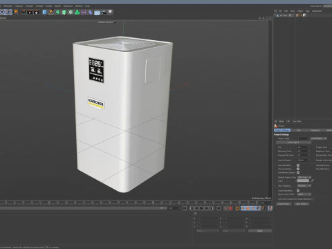 Air Filter Karcher 3D Model