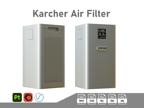 Air Filter Karcher 3D-Modell