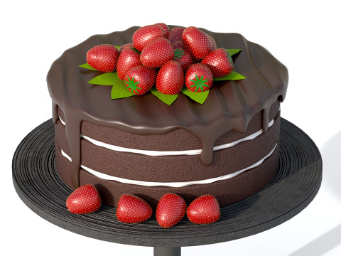 Cake PBR Modelo 3D