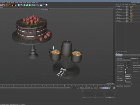 Cake PBR 3D Model
