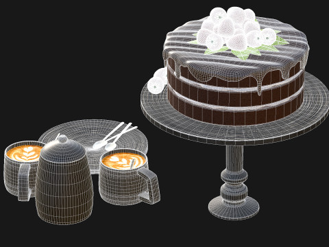 Cake PBR Modelo 3D