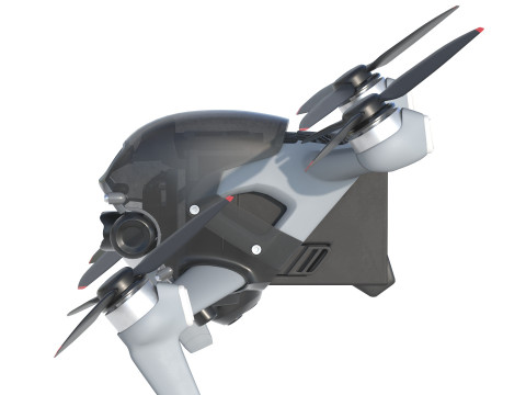 DJI FPV Drone Modelo 3D