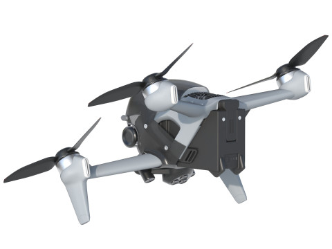 DJI FPV Drone Modelo 3D