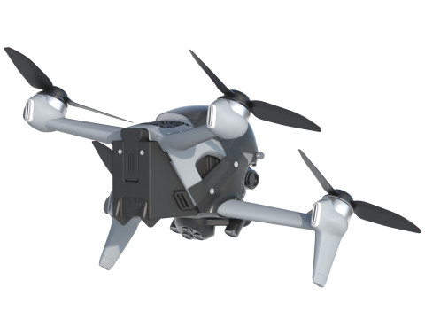 DJI FPV Drone Modelo 3D