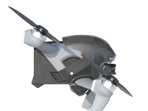 Дрон DJI FPV 3D Модель