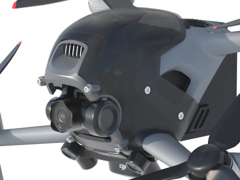 DJI FPV Drone Modelo 3D
