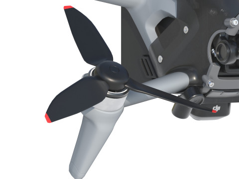 DJI FPV Drone Modelo 3D