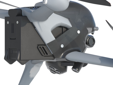DJI FPV Drone Modelo 3D