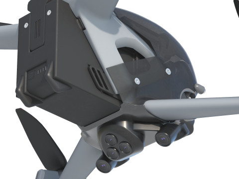DJI FPV Drone Modelo 3D