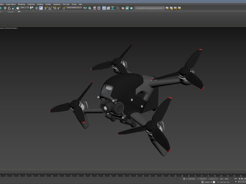 DJI FPV Drone Modelo 3D