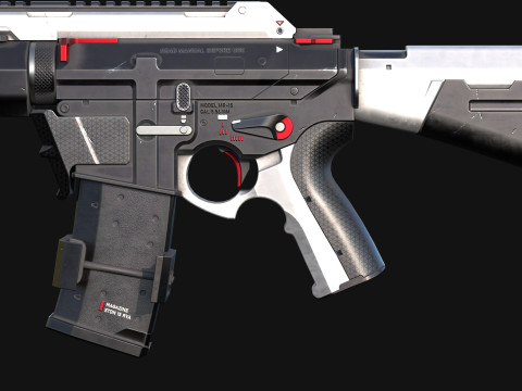 MR-15 Assault Rifle 3Dモデル