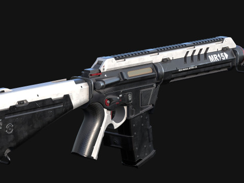 MR-15 Assault Rifle 3Dモデル