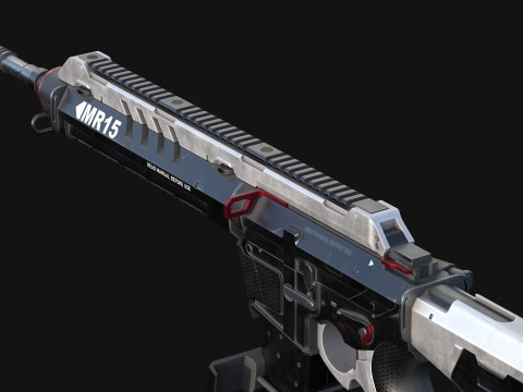 MR-15 Assault Rifle 3Dモデル