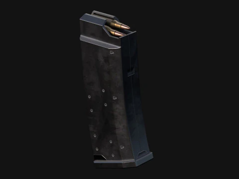 MR-15 Assault Rifle 3D Model