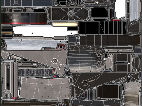MR-15 Assault Rifle 3Dモデル