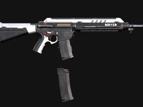 MR-15 Assault Rifle 3Dモデル