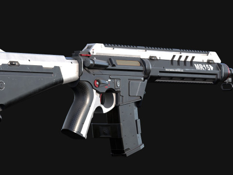 MR-15 Assault Rifle 3Dモデル