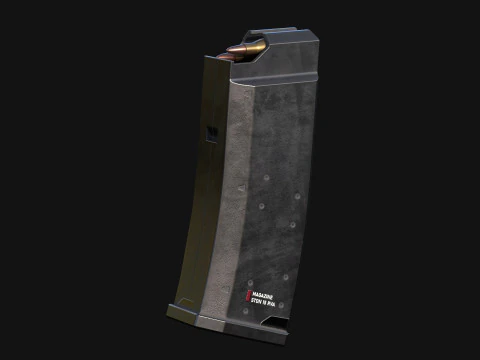 MR-15 Assault Rifle 3D Model