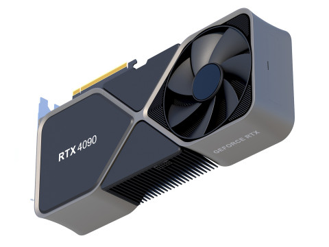NVIDIA RTX 4090 3D Модель