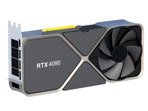 NVIDIA RTX 4090 3D Модель