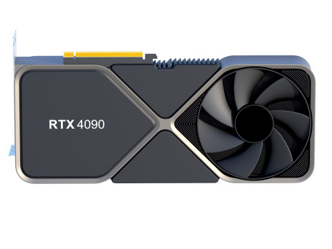 NVIDIA RTX 4090 3D Модель